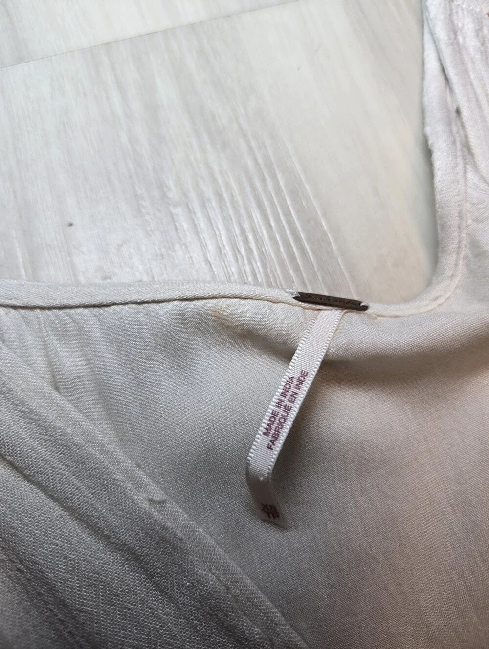 ​Free People Day Glow Embroidered Midi Peasant Dress Cream Boho XS - Picture 2 of 5